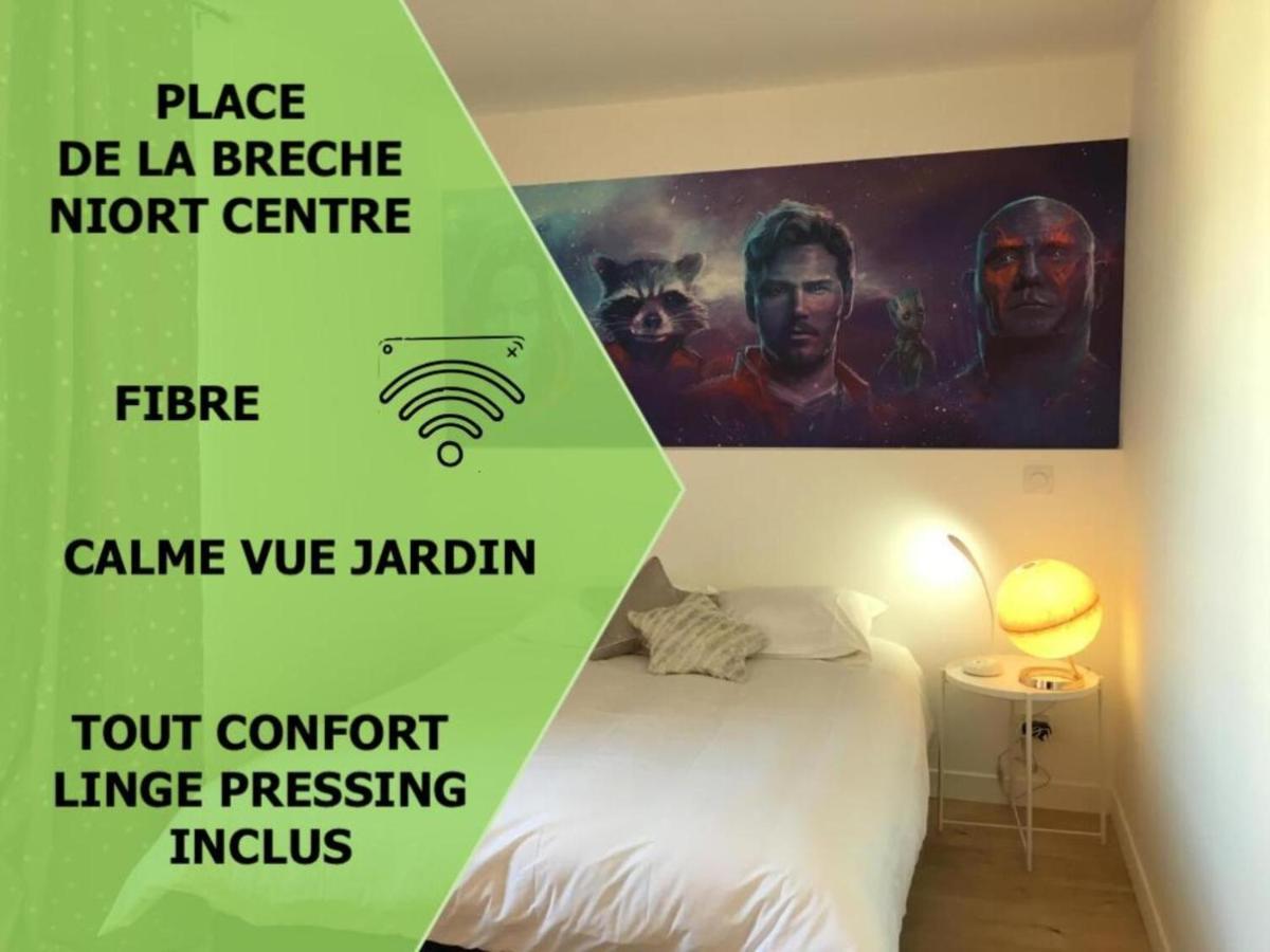 Le Galaxy Centre La Breche Wifi Calme Vue Jardin Apartment Ниор Екстериор снимка